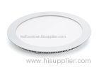 White Recessed Round Slim LED Panel Light Good Heat Dissipation CRI 80
