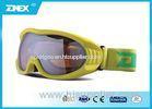Dust - proof Windproof Yellow Snowboard snow skiing goggles for Outdoor Sports