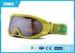 Dust - proof Windproof Yellow Snowboard snow skiing goggles for Outdoor Sports