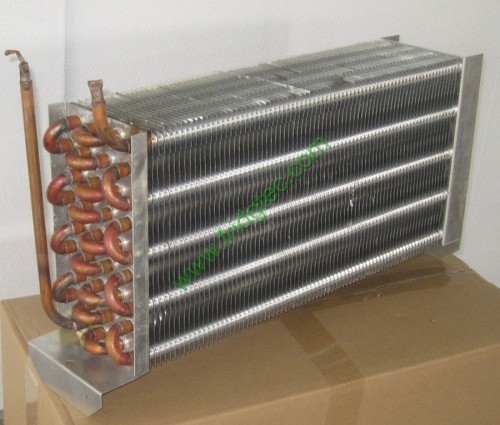 China export good quality solid door fridge copper tube fin evaporator