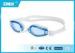 Excellent performance silicone Blue Lens child swim goggles anti fog