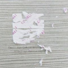 wite foam destructible label paper for printing small warranty screw label