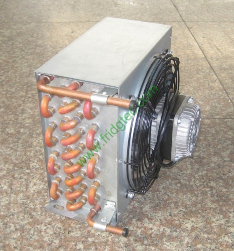 china good quality cooling copper tube aluminum fin condenser coil with shaded pole motor