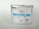 Blue PVC transparent boxes / PVC packaging bags with Silk - screen Printing