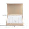 Bespoke Folden Cosmetics Gift Box Beige With Blister Tray OEM / ODM