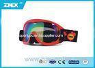 Custom Anti - scratch single / double Lens mens and womens snowboard goggles