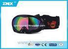 Kids Black Frame Pink Coating Lens boys girls junior ski goggles Glasses