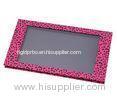 Paper Red Natural Empty Makeup Palette Customizable With Polka Dot
