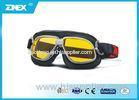 Orange Lens yellow motorcycle riding goggles fit over glasses for men