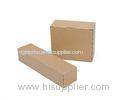 Custom Foldable Corrugated Paper Carton Box / Brown Gift Boxes For Shopping
