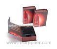 Red Folding Rectangle Cosmetics Gift Box Creative For Makeup