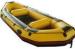 Yellow Small PVC / Hypalon Rafting Inflatable Drift Boat For Summer