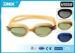 Yellow White Black Sports Direct swimming goggles fogging PC Lens Silicone Strap