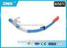 Children swimming equipment set Blue Diving snorkeling tube Silicone