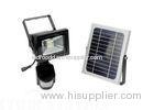 High Luminous Efficacy Solar 20W LED PIR Floodlights White Colors For Amenity Lighting
