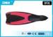 Red Blue Black TPR + PP Power Scuba Diving Fins equipment for Adult