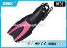 Fashionable Pink color Kid Travel Scuba Diving Fins withTPR and PP material
