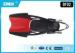 Eco Friendly Silicone Rubber scuba diver flippers / Fins for free diving