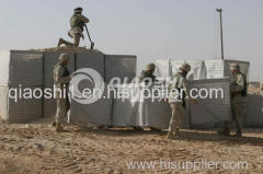 Hesco Wall/gulf war blast wall/gabion basket wall wire mesh/fire barrier [QIAOSHI Barrier]