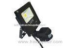 Daylight White 10W Slim LED PIR Floodlights IP66 Streamline Design Energy Saving