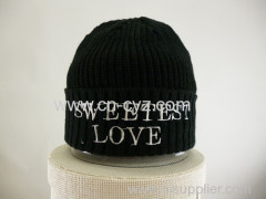 Winter Black Fashionable Caps