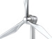 Zinc alloy and ABS plastic blades Silver Solar Windmill for Corporate Gifts