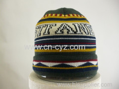 Winter Multicolor Jacquard Caps