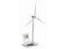 Diecast Zinc alloy & ABS Plastic Solar Windmill with Digital Calendar