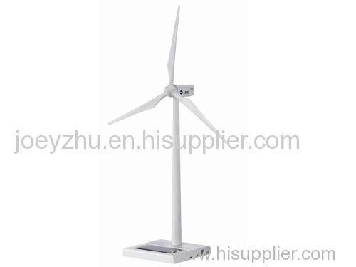 Die cast Silver Electroplating Mini Wind Power Generator Model