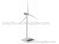 Die cast Silver Electroplating Mini Wind Power Generator Model