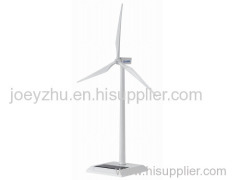 Zinc alloy & ABS Plastic Customized Solar Wind Turbine Model For gifts