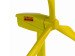 Die cast yellow Home Decorations solar Windmill Model