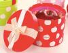 Round Christmas Gift Box for Storage with nice Bowknot