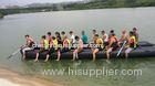 Black Hand Made 0.9mm PVC Heavy Duty Inflatable Boat 20 Person