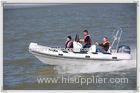 9 Person 1.2mm PVC Semi - FRP Inflatable RIB Boats With Sunshade