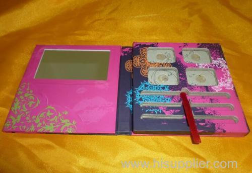 Printing paper Eye Shadow Box /Cosmetics box