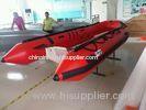 Small 0.9mm PVC Rigid Hull Inflatable Boat 6 Person With Front Locker