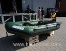 Heavy Duty Army Green Marine Inflatable Fishing Dinghy / Boats With 2 Chamber