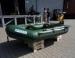 Heavy Duty Army Green Marine Inflatable Fishing Dinghy / Boats With 2 Chamber