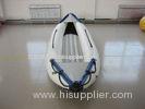 White PVC Fabric One Person Raft Inflatable Fishing Kayak With Aluminum Seat
