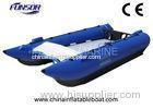 Adult Blue 30HP High Speed Inflatable Boats With Aluminum Floor