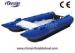 Adult Blue 30HP High Speed Inflatable Boats With Aluminum Floor