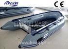 PVC Coated Fabric Aluminum Floor Foldable Inflatable Boat / Dinghy