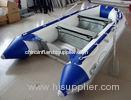 12 Feet Fishing Inflatable Yacht Tenders Aluminum Floor Inflatable Boat 5 Person