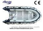 Hand Made Small Inflatable Fishing Boats 5 Person With Plywood Floor