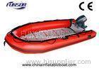 Large Rubber Inflatable Rescue Boat Six Person Inflatable Boats With Plywood Floor