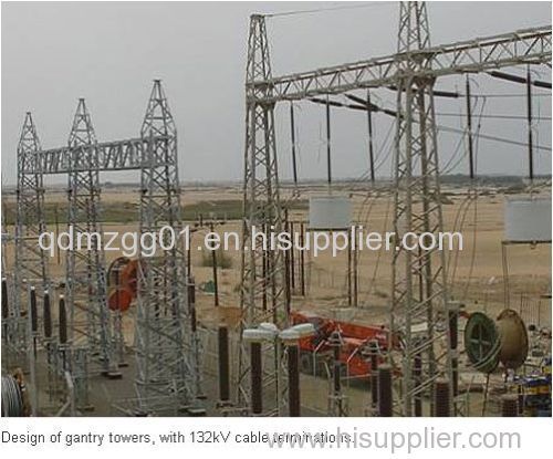 power substation steel structure