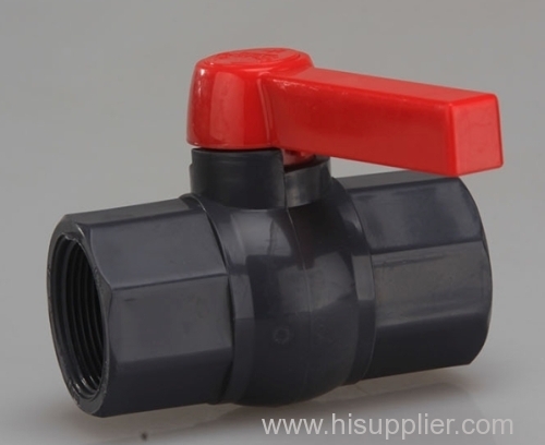 pvc octagonal female threaded ball valves