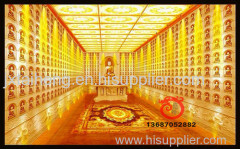 Temple supplies of buddha niche for storage buddhas