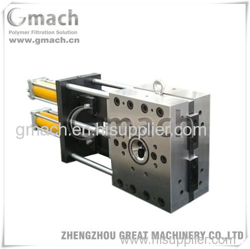 Double plate type double working station screen changer